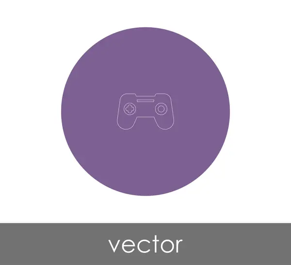 Joystick Symbol Logo Vektorillustration — Stockvektor