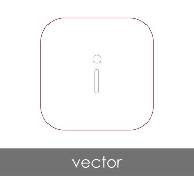 ünlem işareti simgesi, logo, vektör çizim 