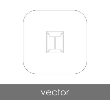 Klasör simgesini, logo, vektör çizim 