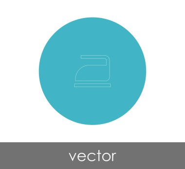 demir simge vektör çizim. logo