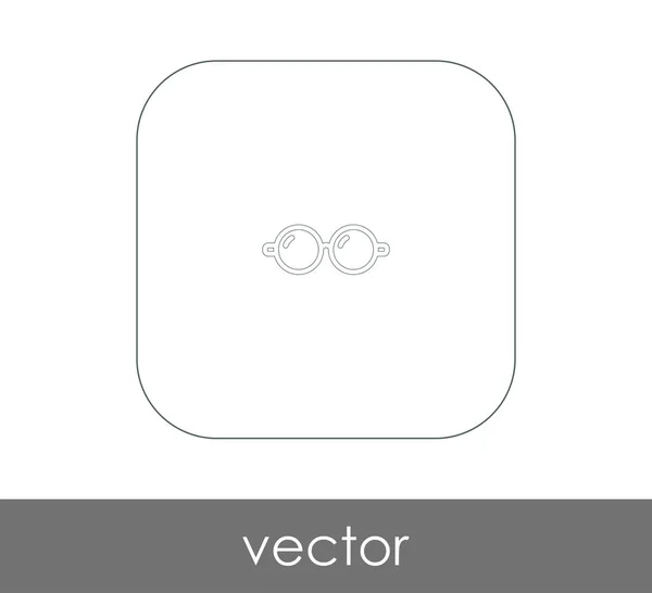 Brille Web Symbol Vektorillustration — Stockvektor