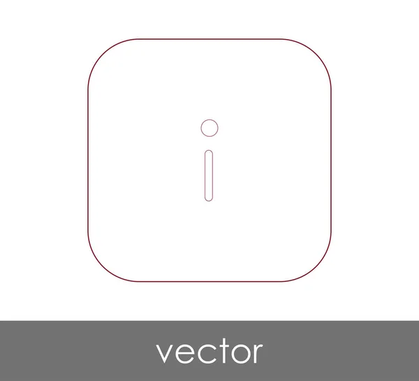 Ícone Exclamação Logotipo Ilustração Vetorial — Vetor de Stock