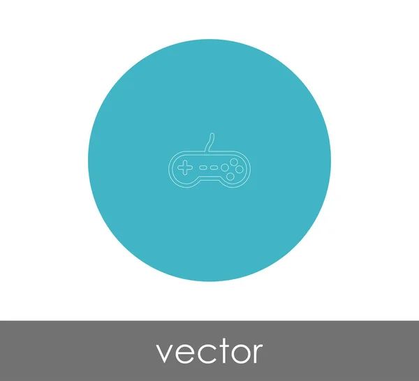 Joystick Symbol Logo Vektorillustration — Stockvektor