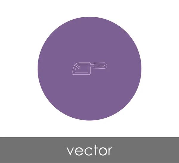 Messersymbol Vektor Illustration Logo — Stockvektor