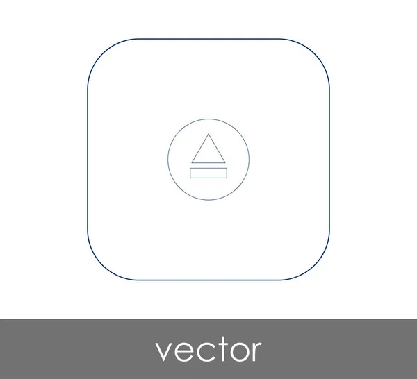 Icône d'éjection — Image vectorielle