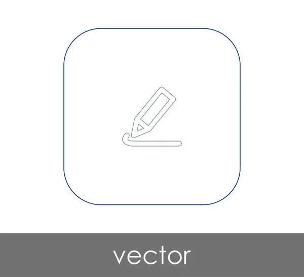 Modifica l'icona del concetto — Vettoriale Stock