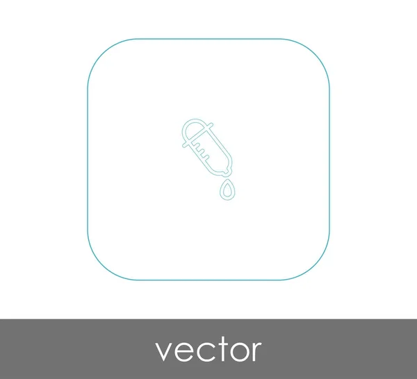 Icono del gotero — Vector de stock