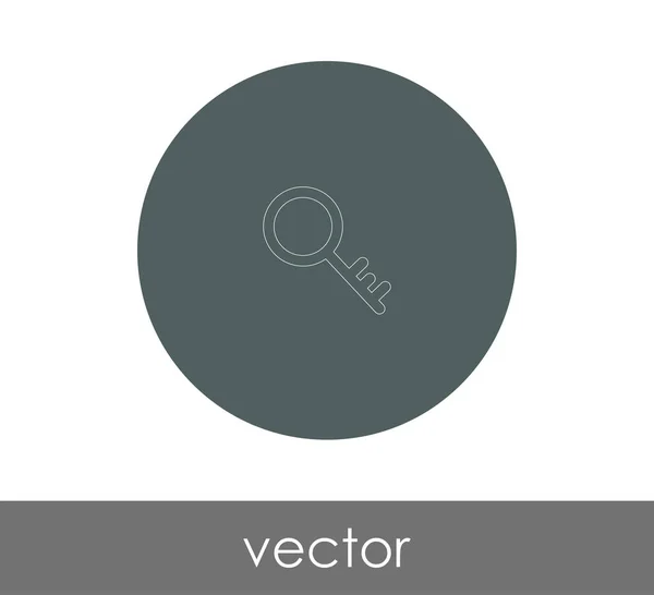 Key Icon Vector Illustration — Stock Vector