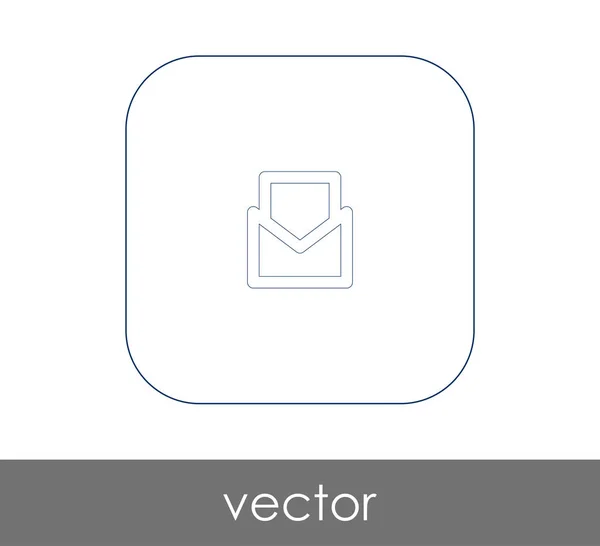 Icono Sobre Logotipo Ilustración Vectores — Vector de stock