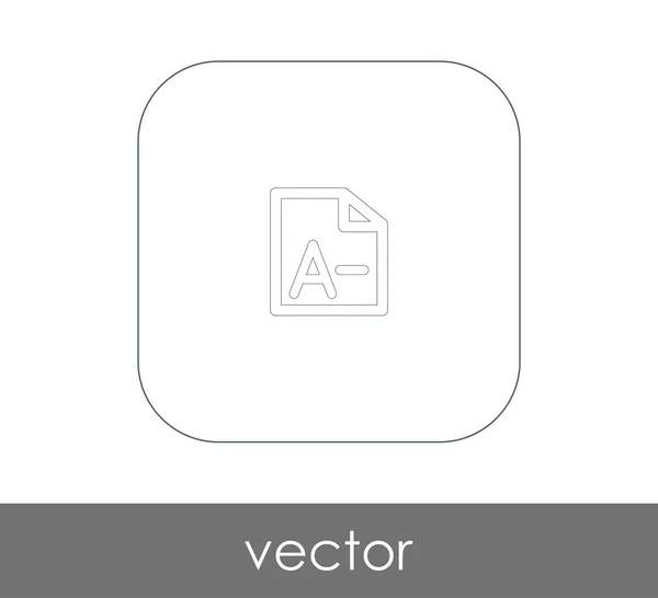 Egy plusz fokozatú ikon — Stock Vector