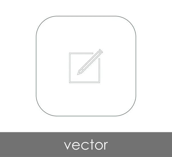 Edit concept icon — Stock Vector