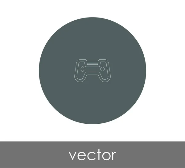 Joystick Symbol Logo Vektorillustration — Stockvektor