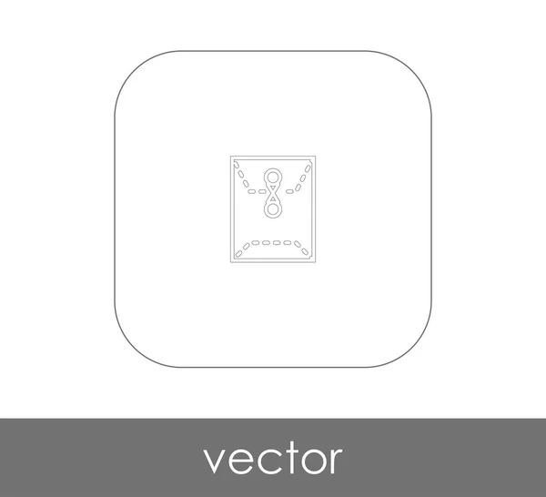 Ícone Pasta Logotipo Ilustração Vetorial — Vetor de Stock