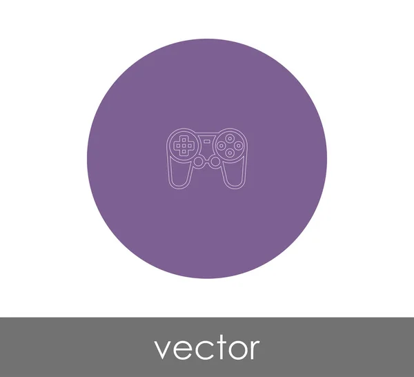 Icône Joystick Logo Illustration Vectorielle — Image vectorielle