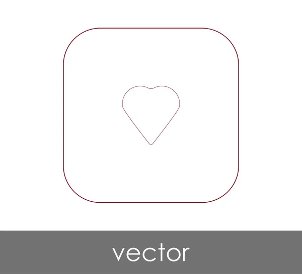 Herz-Symbol — Stockvektor