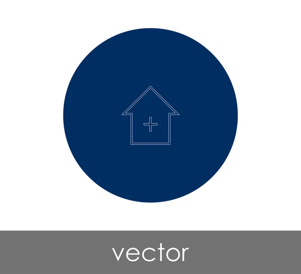 Icône Maison Logo Illustration Vectorielle — Image vectorielle