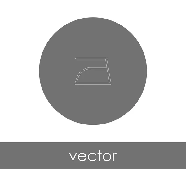 Ferro Ícone Vetor Ilustração Logotipo — Vetor de Stock