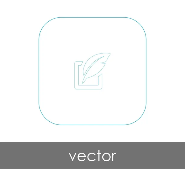 Editar Icono Concepto Ilustración Vectorial — Vector de stock