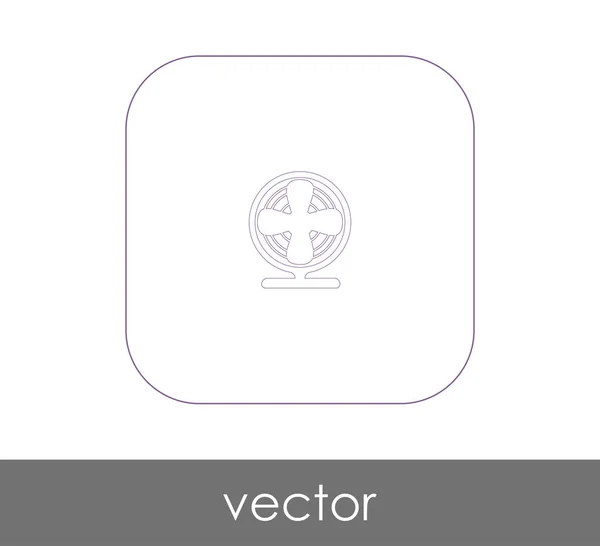 Ícone web ventilador — Vetor de Stock