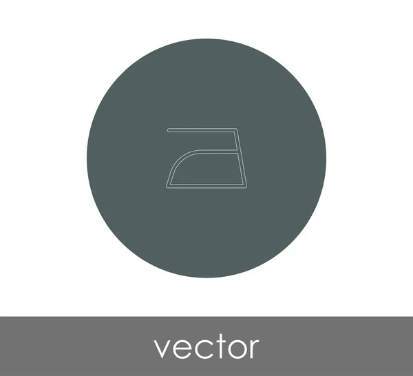 Ferro Ícone Vetor Ilustração Logotipo — Vetor de Stock