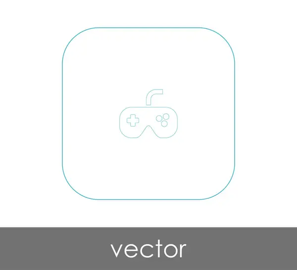 Joystick Icono Logotipo Vector Ilustración — Archivo Imágenes Vectoriales