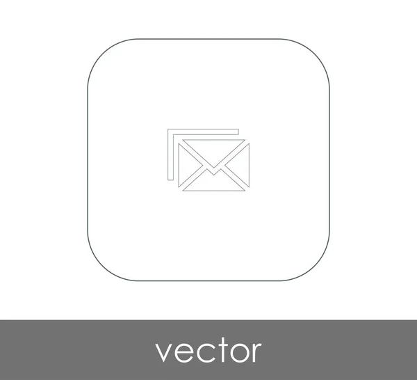 Umschlagsymbol Logo Vektorillustration — Stockvektor