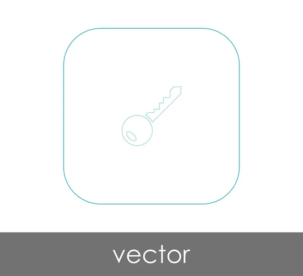 Key web icon — Stock Vector