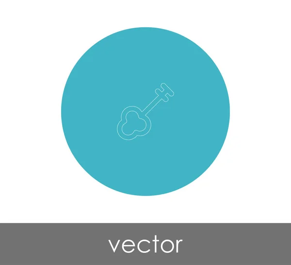 Kulcsfontosságú web ikon — Stock Vector