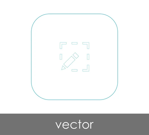 Editar icono de concepto — Vector de stock