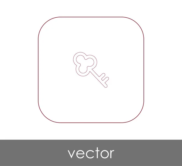 Key web icon — Stock Vector