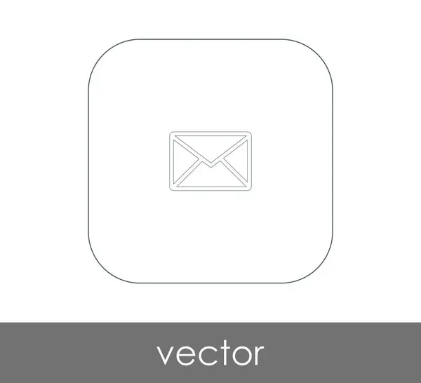 Kuvertikonen Logotyp Vektorillustration — Stock vektor