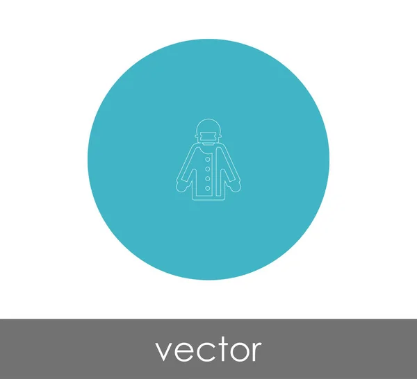 Doctor Icon Logo Vector Illustration — Stock Vector