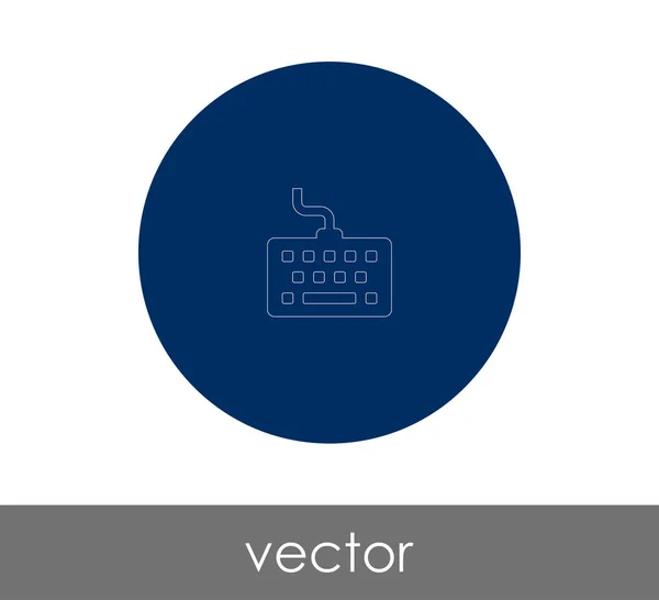 Icono del teclado — Vector de stock