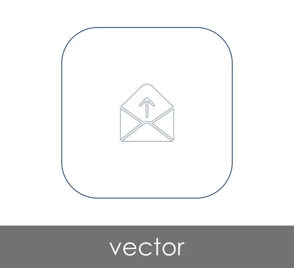 Umschlagsymbol Logo Vektorillustration — Stockvektor