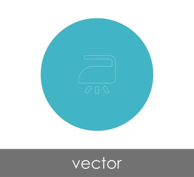 demir simge vektör çizim. logo