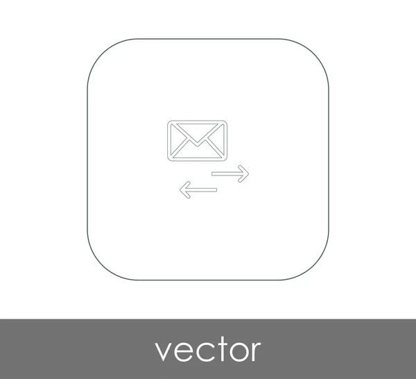 Icono de respuesta de correo electrónico — Vector de stock