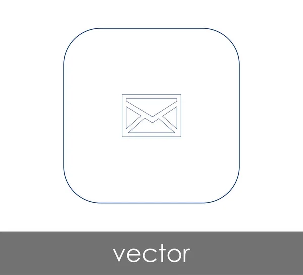 Umschlagsymbol Logo Vektorillustration — Stockvektor