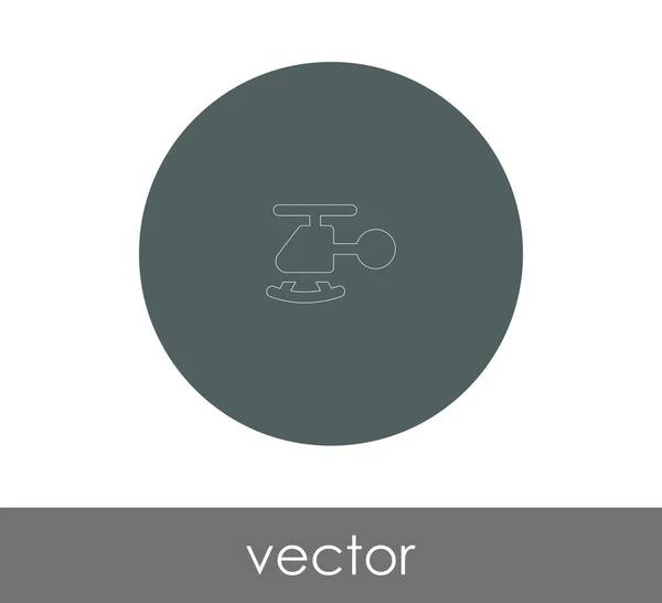 Pictograma web elicopter — Vector de stoc