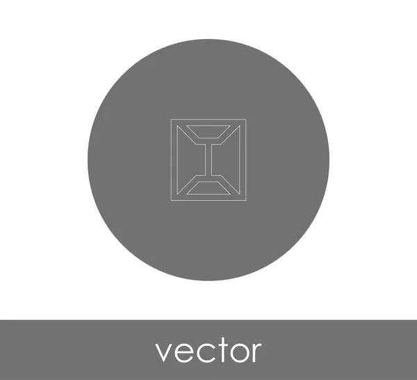 Envelop Icon Logo Vectorillustratie — Stockvector