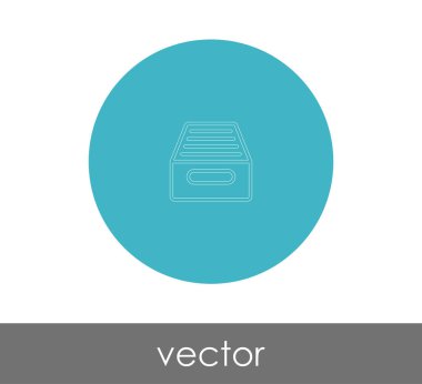 logo, arşiv simge vektör çizim 