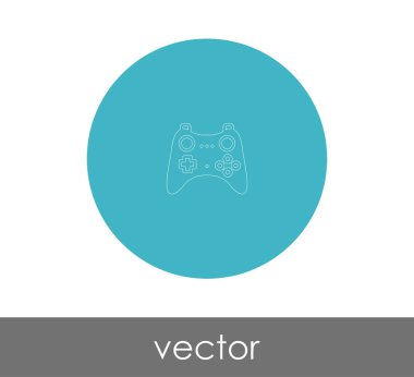 oyun çubuğu simgesi, logo, vektör çizim 