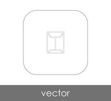 zarf simgesi, logo, vektör çizim 