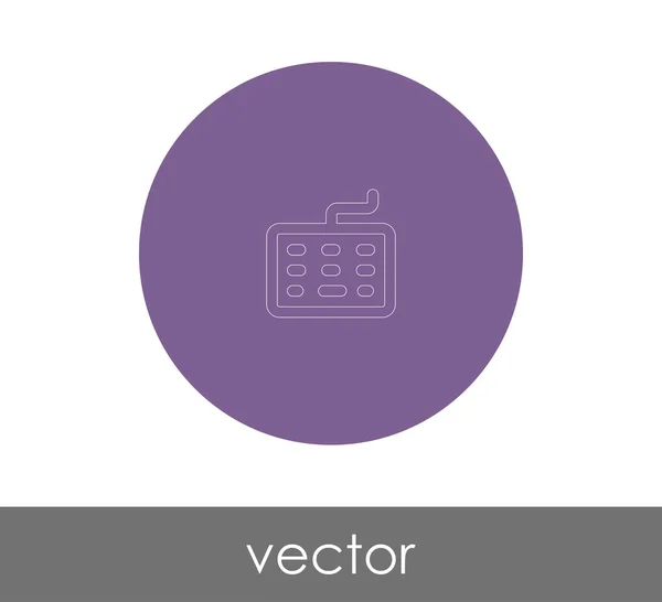 Icône clavier — Image vectorielle