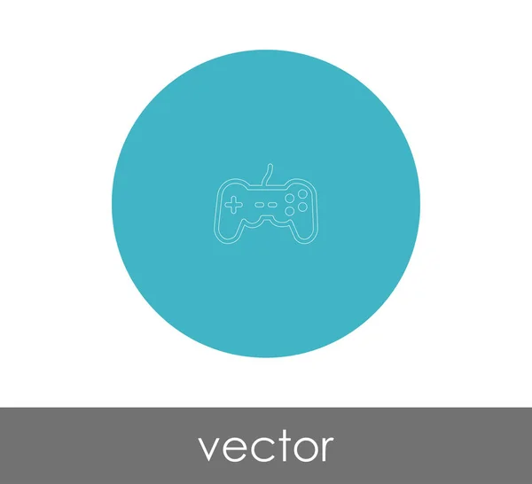 Joystick Symbol Logo Vektorillustration — Stockvektor