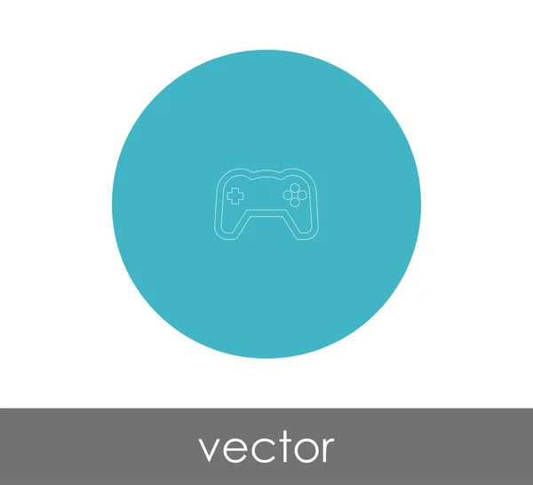 Joystick Symbol Logo Vektorillustration — Stockvektor