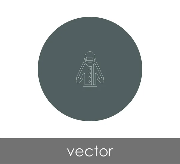 Arzt Symbol Logo Vektorillustration — Stockvektor