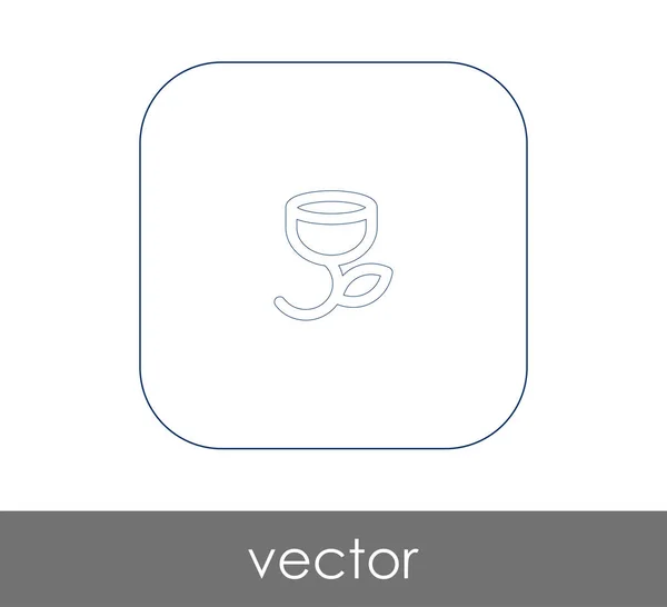 Blume Web-Symbol — Stockvektor