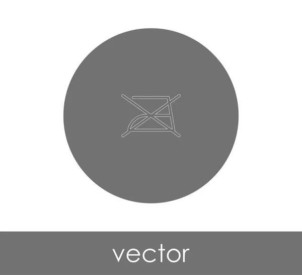 Железный Иконка Векторная Иллюстрация Логотип — стоковый вектор