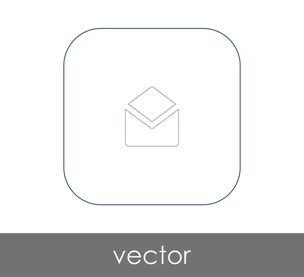 Umschlagsymbol Logo Vektorillustration — Stockvektor