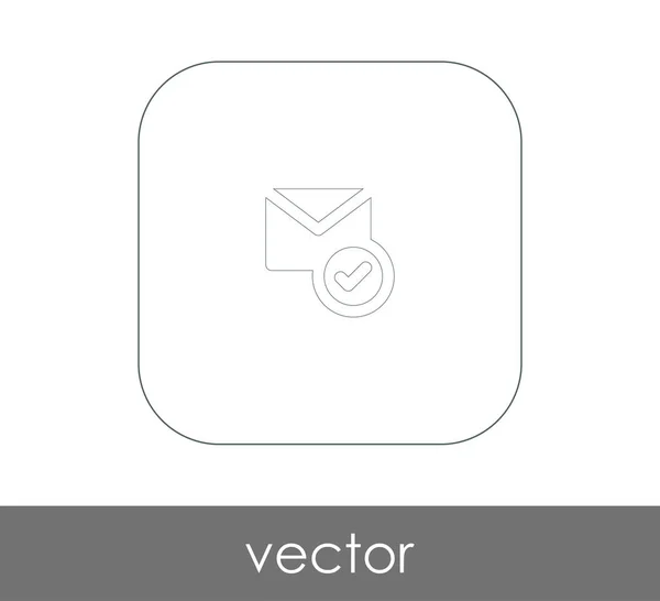 E-Mail-Symbol lesen — Stockvektor